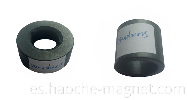 Radial Magnetización Magnetización Ferrita Rotor Rotor Magnet Ferrite Anillo magnético